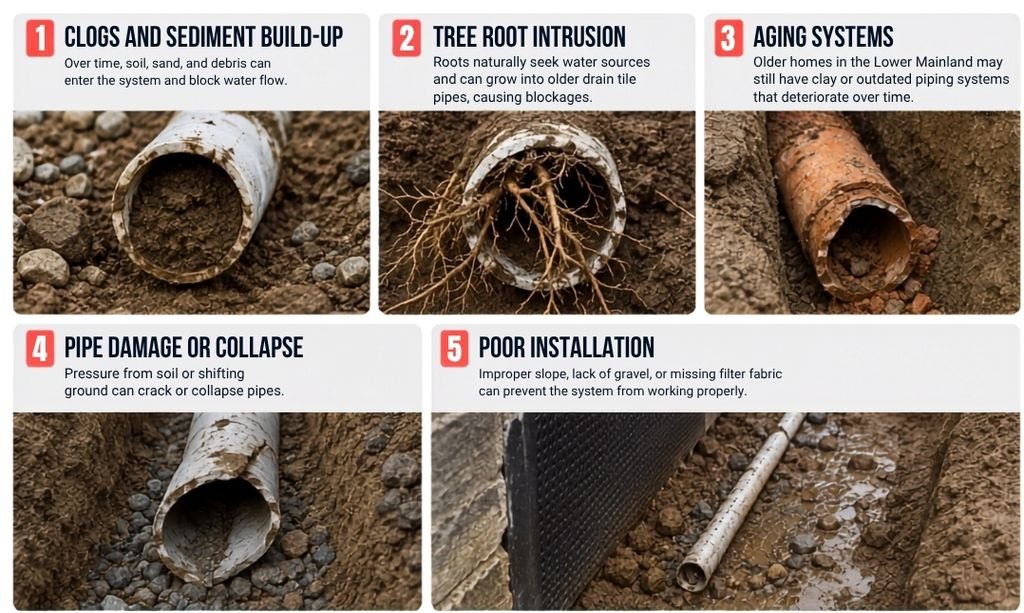 What Causes Drain Tile Problems?